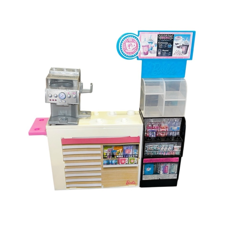 Barbie you can be anything coffee shop barista playset